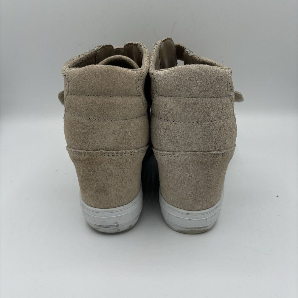 Guess‎ Ankle Sneakers Women Sneakers Biege Breathable, Size 9M - Picture 3 of 8